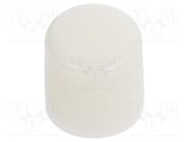 Cap  MB series  Ø8x7.6mm  white  MB