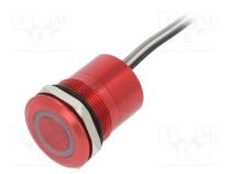 Переключатель  емкостный  Пол  2  SPST-NO  0,01A/12ВDC  IP68  MC