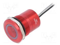 Switch  capacitive  Pos  2  SPST-NC  0.01A/12VDC  IP68  ON-(OFF)