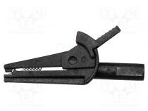 Krokosvorka  6A  Rozs.uchop  max.15,7mm  černá  Kontakty  ocel