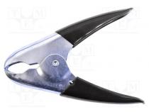 Krokosvorka  300A  Rozs.uchop  max.48mm  Celk.dél  152mm  černá