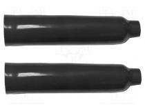 Izolátor  černá  PVC  107mm  BU-41  2ks.