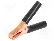 Krokosvorka  75A  Rozs.uchop  max.29mm  Celk.dél  74mm  černá