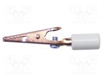 Krokosvorka  10A  Rozs.uchop  max.7,9mm  Celk.dél  58mm  bilá