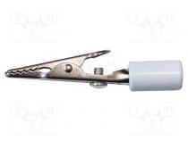 Krokosvorka  10A  Rozs.uchop  max.7,9mm  Celk.dél  58mm  bilá