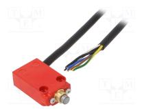 Limit switch  pin plunger Ø8mm  NO + NC  10A  max.250VAC  lead 1m