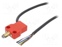 Limit switch  metal roller Ø10mm  NO + NC  10A  max.250VAC  IP66