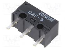 Microswitch SNAP ACTION  SPDT  Rcont max  30mΩ  ON-(OFF)  Pos  2