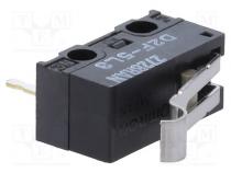 Microswitch SNAP ACTION  SPDT  Rcont max  30mΩ  ON-(OFF)  Pos  2