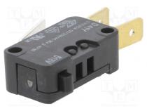 Mikrospínač SNAP ACTION  SPDT  0,1A/250VAC  0,05A/250VDC  pol  2