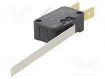 Mikrospínač SNAP ACTION  SPDT  16A/250VAC  4A/250VDC  ON-(ON)