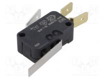 Mikrospínač SNAP ACTION  SPDT  16A/250VAC  4A/250VDC  ON-(ON)