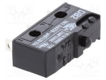 Mikrospínač SNAP ACTION  bez páčky  SPDT  10A/250VAC  0,1A/80VDC