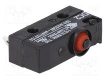 Mikrospínač SNAP ACTION  SPDT  10A/250VAC  ON-(ON)  pol  2  IP67
