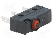 Mikrospínač SNAP ACTION  SPDT  10A/250VAC  ON-(ON)  pol  2  IP67