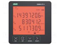 F&F DMM-5T-3 Měřicí přístroj pro parametry sítě na panel, digitální, montážní.