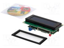 Дисплей  LCD  алфавитно-цифровой  STN Negative  20x4  голубой