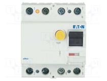 EATON 170410 Proudový chránič RCCB jistič Imen 25A Irozd 30mA Póly 4 415VAC IP20 1,5÷16mm2