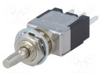 Переключатель  кнопочный  Пол  2  SPDT  3A/250ВAC  ON-(ON)  EB