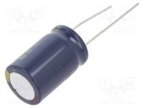 Kondenzátor  elektrolytický  low ESR  THT  1800uF  35VDC  Ø16x25mm