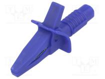 Krokosvorka  10A  modrá  max.25mm  Připojení  zásuvka 4mm