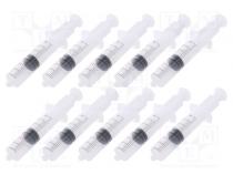 Syringe  35ml  transparent  Luer Lock  polypropylene  10pcs.