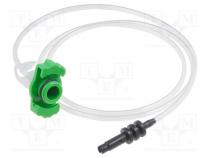 Syringe adapter  10ml  green  silicone free  QuantX