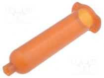 Syringe body  30ml  amber  Luer Lock  for dispensers  QuantX