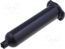 Syringe body  30ml  black  Luer Lock  for dispensers  QuantX
