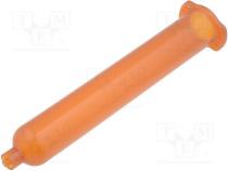 Syringe body  55ml  amber  Luer Lock  for dispensers  QuantX