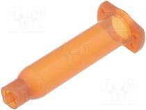 Syringe body  5ml  amber  Luer Lock  for dispensers  QuantX