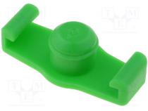 Syringe plug  3ml  green  for syringes  silicone free  QuantX