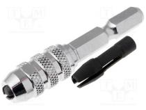 Drill holder  0.7÷3mm  Kind of holder  1/4