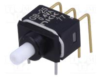 Switch  push-button  Pos  2  DPDT  0.01A/28VAC  0.01A/28VDC  500MΩ