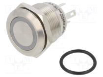 Switch  vandal resistant  Pos  2  SPST-NO  0.5A/220VAC  2A/36VDC