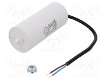 Capacitor  motors, run  80uF  Uoper  400VAC  Ø50x119mm  -40÷85°C