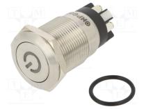 Переключатель  антивандальный  Пол  2  SPDT  3A/220ВAC  5A/24ВDC