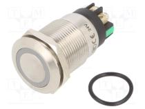 Переключатель  антивандальный  Пол  2  SPDT  3A/220ВAC  5A/24ВDC