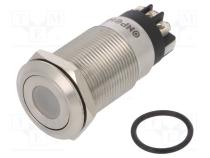 Switch  vandal resistant  Pos  2  SPDT  3A/220VAC  5A/24VDC  IP65