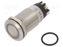 Переключатель  антивандальный  Пол  2  SPDT  3A/220ВAC  5A/24ВDC