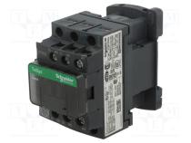 SCHNEIDER LC1D12BL Stýkač 3-pólový NO x3, pomocné kontakty NO + NC, 24V DC, 12A.