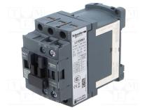 SCHNEIDER LC1E0901BD Stykač 3-pólový NO x3 Pomocné kontakty NC 24VDC 9A W 45mm