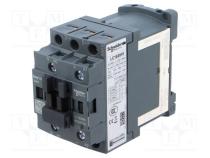 SCHNEIDER LC1E0910BD Stykač 3-pólový NO x3, pomocné kontakty NO, 24VDC, 9A, W, 45mm.