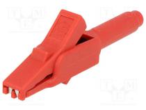 Krokosvorka  15A  červená  Rozs.uchop  max.6mm  300V  973889101