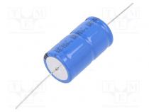 Kondenzátor  elektrolytický  THT  2,2mF  40VDC  Ø21x38mm  ±20%