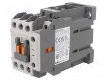 LS ELECTRIC MC-9B 12VDC 1A1B Stykač 3-pólový NO x3, pomocné kontakty NO + NC, 12V DC, 9A, IP20