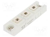 Modul  diodový  dvojitá v sérii  600V  If  150A  F5  Ufmax  1,4V