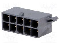 Socket  wire-board  male  Mega-Fit  5.7mm  PIN  10  UL94V-0  23A
