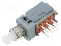 Switch  push-button  Pos  2  DPDT  0.1A/30VDC  ON-ON  THT