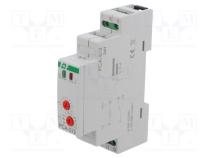 F&F PCA-512-24V Modul automatizace časové relé 0,1s÷24dní SPDT 10A 24VAC